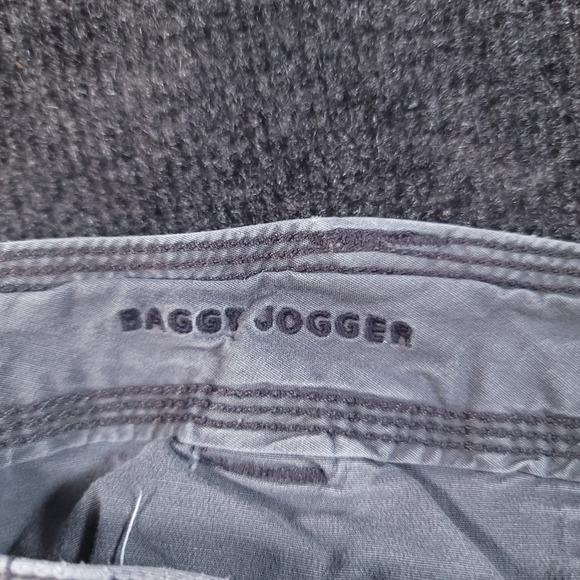 American Eagle Womens Pants 6 Grey Cargo Baggy Jogger Y2K Skater Stretch - Picture 5 of 13